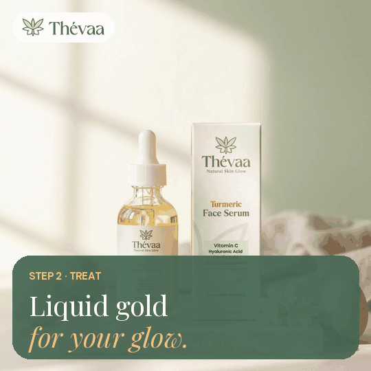 Thévaa Turmeric Face Serum — liquid gold for your glow