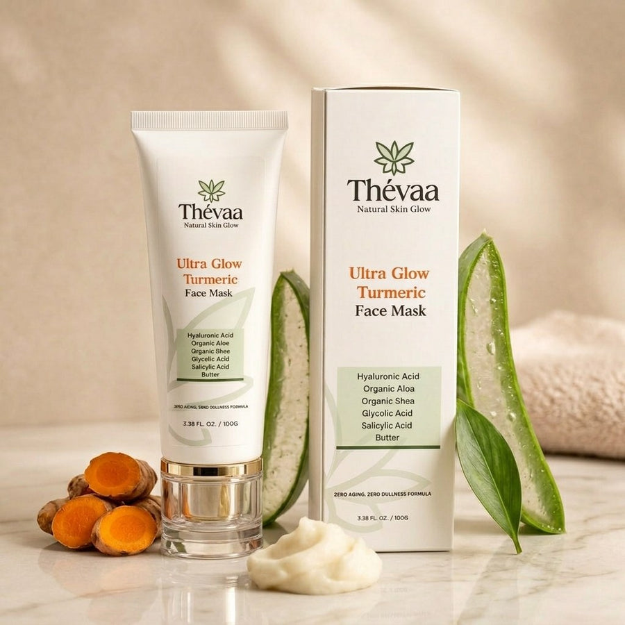 Thévaa Face Mask with turmeric and aloe